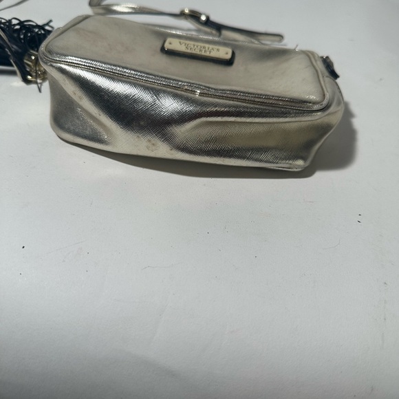 Silver Crossbody Bag with Tassel - Picture 7 of 7